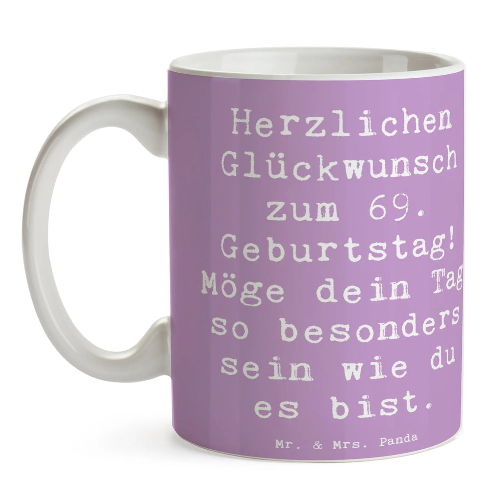 Tasse Spruch 69. Geburtstag Besonderer Tag Tasse, Kaffeetasse, Teetasse, Becher, Kaffeebecher, Teebecher, Keramiktasse, Porzellantasse, Büro Tasse, Geschenk Tasse, Tasse Sprüche, Tasse Motive, Kaffeetassen, Tasse bedrucken, Designer Tasse, Cappuccino Tassen, Schöne Teetassen, Geburtstag, Geburtstagsgeschenk, Geschenk