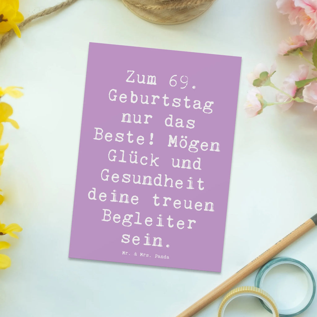 Postkarte Spruch 69. Geburtstag Glück Postkarte, Karte, Geschenkkarte, Grußkarte, Einladung, Ansichtskarte, Geburtstagskarte, Einladungskarte, Dankeskarte, Ansichtskarten, Einladung Geburtstag, Einladungskarten Geburtstag, Geburtstag, Geburtstagsgeschenk, Geschenk