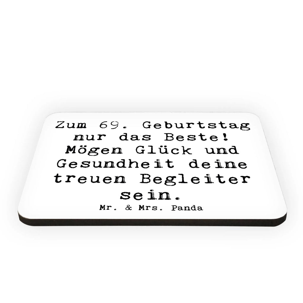 Magnet Spruch 69. Geburtstag Glück Kühlschrankmagnet, Pinnwandmagnet, Souvenir Magnet, Motivmagnete, Dekomagnet, Whiteboard Magnet, Notiz Magnet, Kühlschrank Dekoration, Geburtstag, Geburtstagsgeschenk, Geschenk