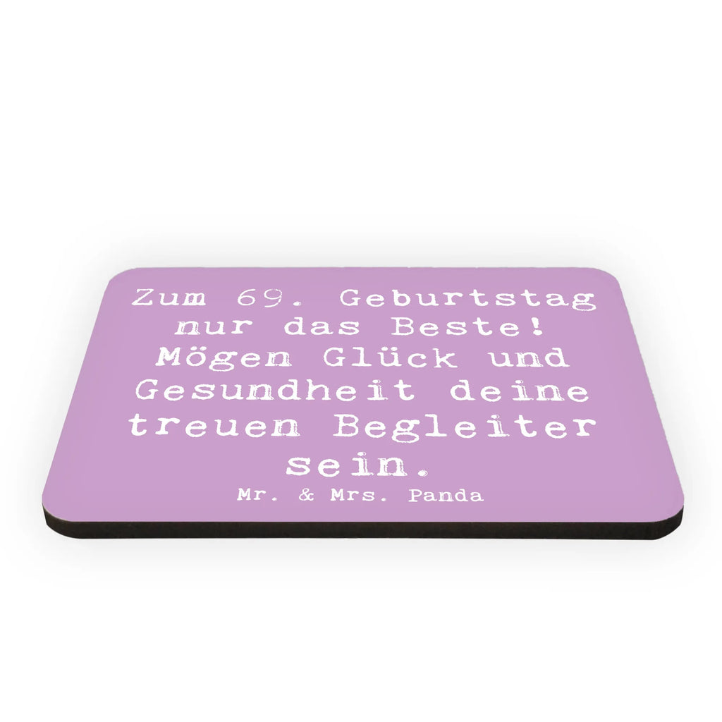 Magnet Spruch 69. Geburtstag Glück Kühlschrankmagnet, Pinnwandmagnet, Souvenir Magnet, Motivmagnete, Dekomagnet, Whiteboard Magnet, Notiz Magnet, Kühlschrank Dekoration, Geburtstag, Geburtstagsgeschenk, Geschenk