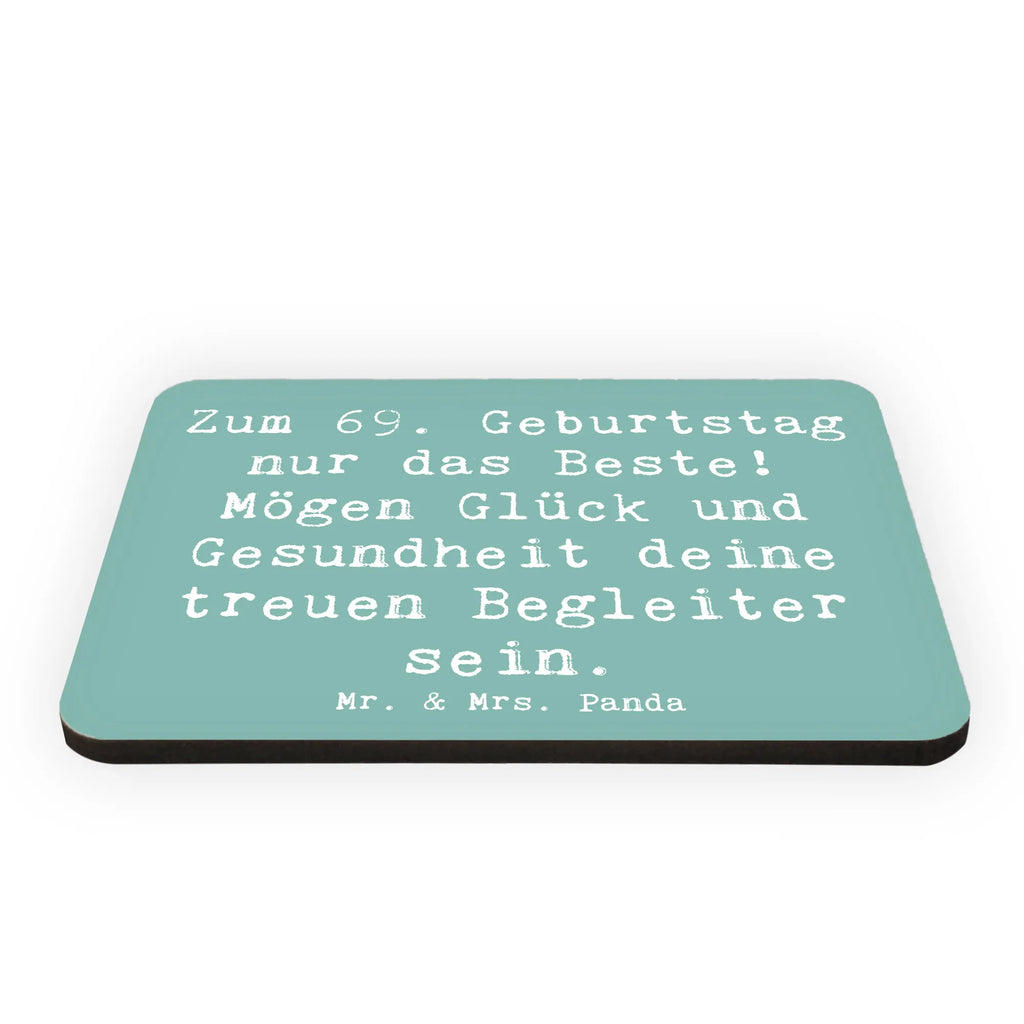 Magnet Spruch 69. Geburtstag Glück Kühlschrankmagnet, Pinnwandmagnet, Souvenir Magnet, Motivmagnete, Dekomagnet, Whiteboard Magnet, Notiz Magnet, Kühlschrank Dekoration, Geburtstag, Geburtstagsgeschenk, Geschenk