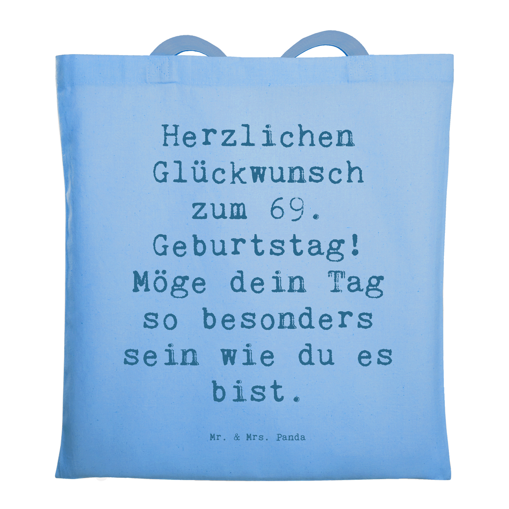 Tragetasche Spruch 69. Geburtstag Besonderer Tag Beuteltasche, Beutel, Einkaufstasche, Jutebeutel, Stoffbeutel, Tasche, Shopper, Umhängetasche, Strandtasche, Schultertasche, Stofftasche, Tragetasche, Badetasche, Jutetasche, Einkaufstüte, Laptoptasche, Geburtstag, Geburtstagsgeschenk, Geschenk