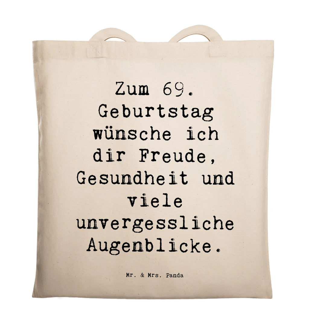 Tragetasche Spruch 69. Geburtstag Freude und Gesundheit Beuteltasche, Beutel, Einkaufstasche, Jutebeutel, Stoffbeutel, Tasche, Shopper, Umhängetasche, Strandtasche, Schultertasche, Stofftasche, Tragetasche, Badetasche, Jutetasche, Einkaufstüte, Laptoptasche, Geburtstag, Geburtstagsgeschenk, Geschenk