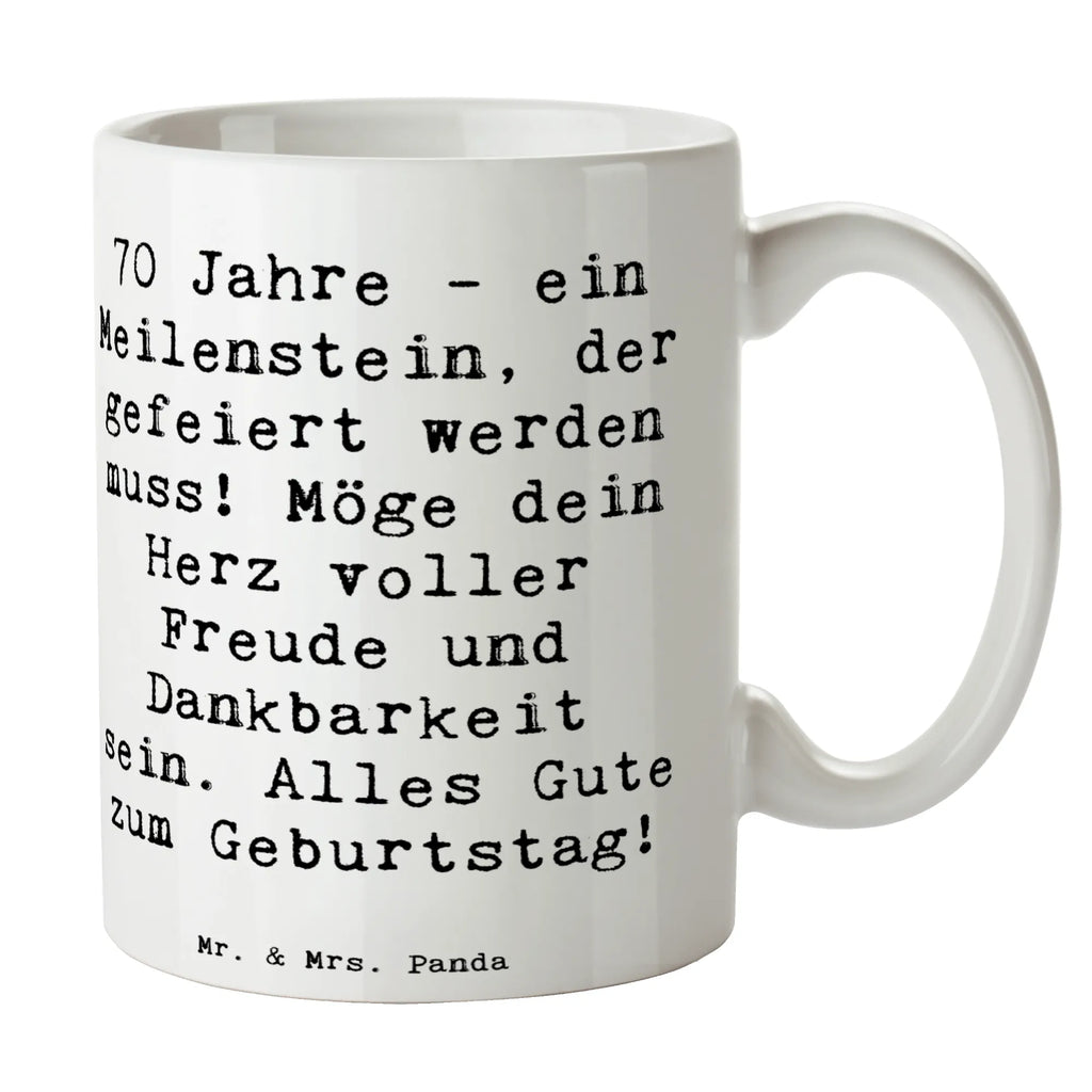 Tasse Spruch 70. Geburtstag Meilenstein Tasse, Kaffeetasse, Teetasse, Becher, Kaffeebecher, Teebecher, Keramiktasse, Porzellantasse, Büro Tasse, Geschenk Tasse, Tasse Sprüche, Tasse Motive, Kaffeetassen, Tasse bedrucken, Designer Tasse, Cappuccino Tassen, Schöne Teetassen, Geburtstag, Geburtstagsgeschenk, Geschenk