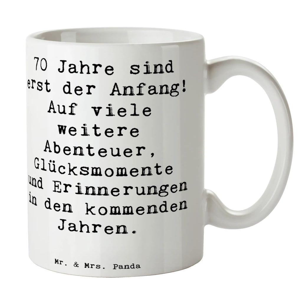 Tasse Spruch 70. Geburtstag Beginn Tasse, Kaffeetasse, Teetasse, Becher, Kaffeebecher, Teebecher, Keramiktasse, Porzellantasse, Büro Tasse, Geschenk Tasse, Tasse Sprüche, Tasse Motive, Kaffeetassen, Tasse bedrucken, Designer Tasse, Cappuccino Tassen, Schöne Teetassen, Geburtstag, Geburtstagsgeschenk, Geschenk