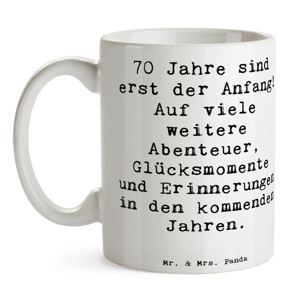 Tasse Spruch 70. Geburtstag Beginn Tasse, Kaffeetasse, Teetasse, Becher, Kaffeebecher, Teebecher, Keramiktasse, Porzellantasse, Büro Tasse, Geschenk Tasse, Tasse Sprüche, Tasse Motive, Kaffeetassen, Tasse bedrucken, Designer Tasse, Cappuccino Tassen, Schöne Teetassen, Geburtstag, Geburtstagsgeschenk, Geschenk