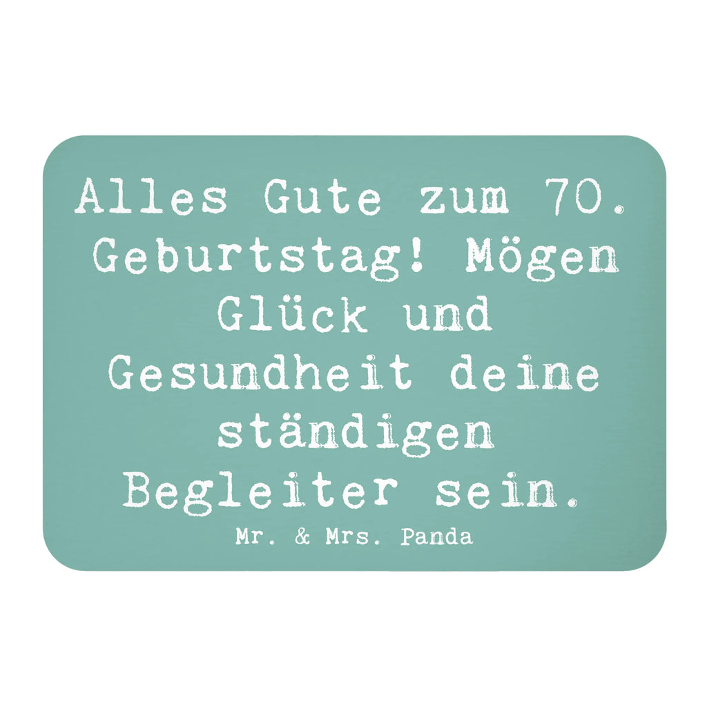 Magnet Spruch 70. Geburtstag Glück und Gesundheit Kühlschrankmagnet, Pinnwandmagnet, Souvenir Magnet, Motivmagnete, Dekomagnet, Whiteboard Magnet, Notiz Magnet, Kühlschrank Dekoration, Geburtstag, Geburtstagsgeschenk, Geschenk