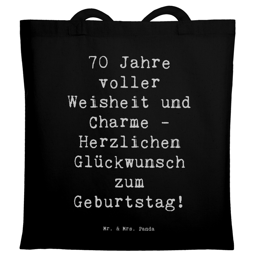 Tragetasche Spruch 70. Geburtstag Beuteltasche, Beutel, Einkaufstasche, Jutebeutel, Stoffbeutel, Tasche, Shopper, Umhängetasche, Strandtasche, Schultertasche, Stofftasche, Tragetasche, Badetasche, Jutetasche, Einkaufstüte, Laptoptasche, Geburtstag, Geburtstagsgeschenk, Geschenk