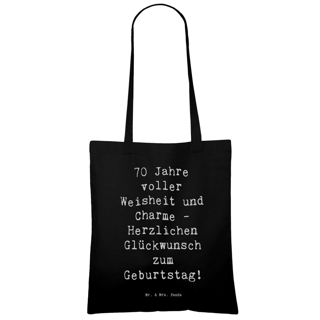 Tragetasche Spruch 70. Geburtstag Beuteltasche, Beutel, Einkaufstasche, Jutebeutel, Stoffbeutel, Tasche, Shopper, Umhängetasche, Strandtasche, Schultertasche, Stofftasche, Tragetasche, Badetasche, Jutetasche, Einkaufstüte, Laptoptasche, Geburtstag, Geburtstagsgeschenk, Geschenk