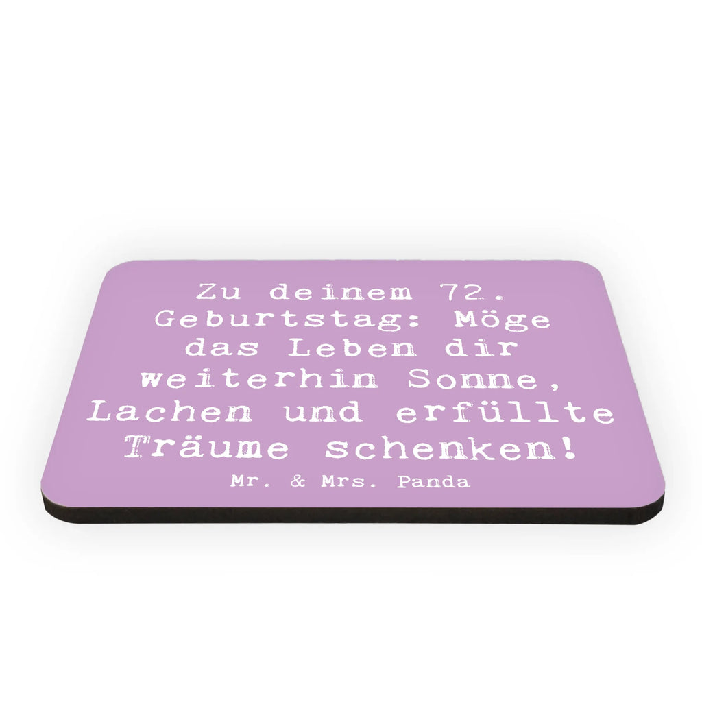 Magnet Spruch 72. Geburtstag Kühlschrankmagnet, Pinnwandmagnet, Souvenir Magnet, Motivmagnete, Dekomagnet, Whiteboard Magnet, Notiz Magnet, Kühlschrank Dekoration, Geburtstag, Geburtstagsgeschenk, Geschenk