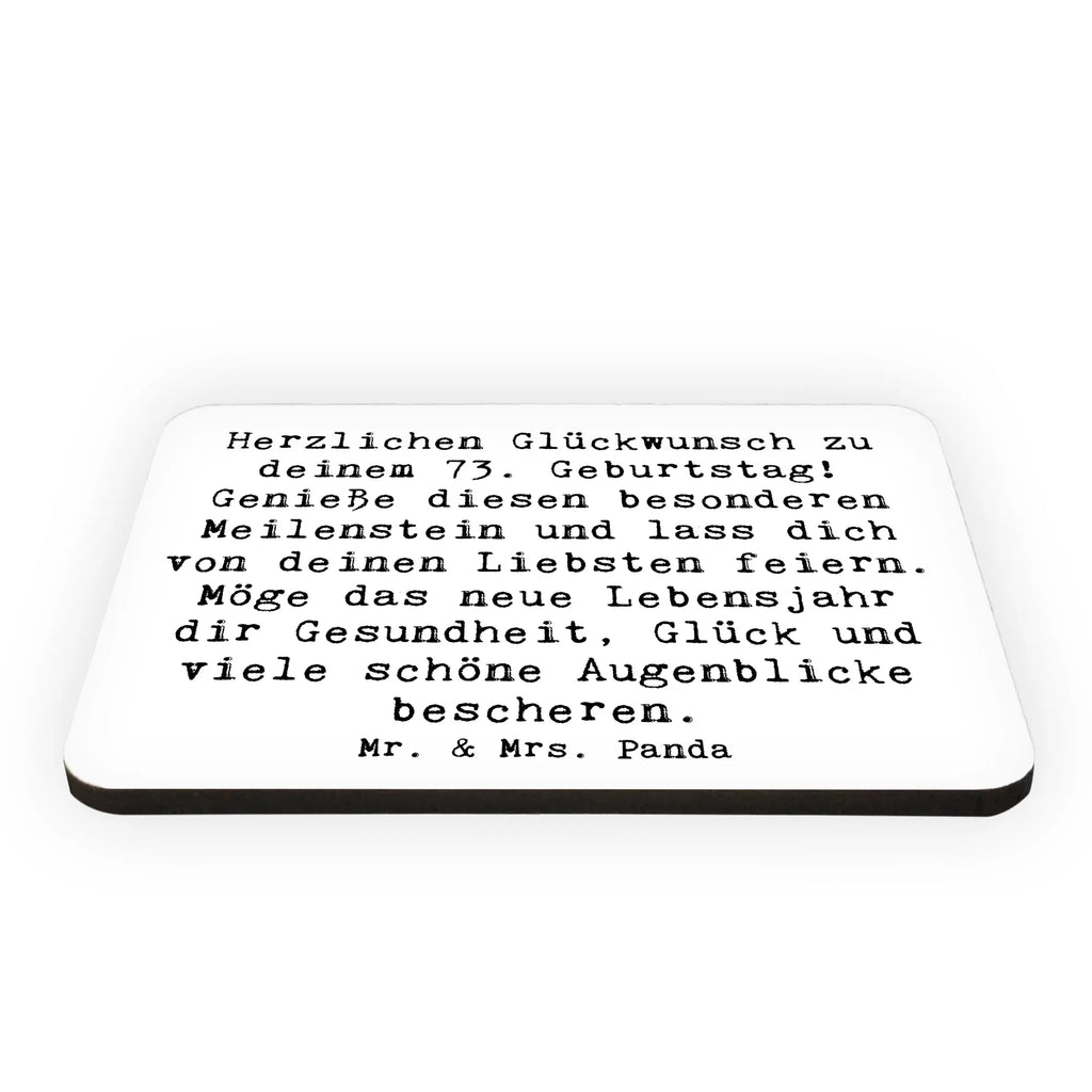 Magnet Spruch 73. Geburtstag Meilenstein Kühlschrankmagnet, Pinnwandmagnet, Souvenir Magnet, Motivmagnete, Dekomagnet, Whiteboard Magnet, Notiz Magnet, Kühlschrank Dekoration, Geburtstag, Geburtstagsgeschenk, Geschenk