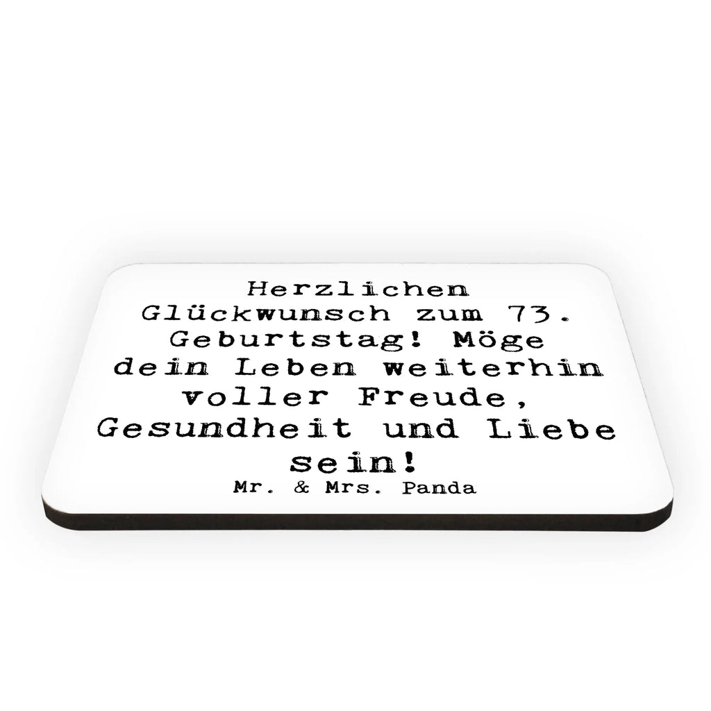 Magnet Spruch 73. Geburtstag Kühlschrankmagnet, Pinnwandmagnet, Souvenir Magnet, Motivmagnete, Dekomagnet, Whiteboard Magnet, Notiz Magnet, Kühlschrank Dekoration, Geburtstag, Geburtstagsgeschenk, Geschenk