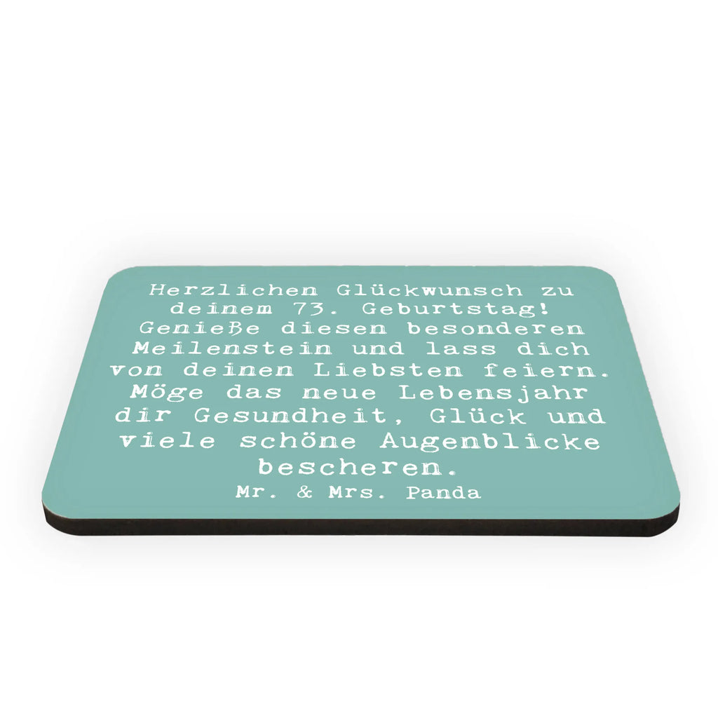 Magnet Spruch 73. Geburtstag Meilenstein Kühlschrankmagnet, Pinnwandmagnet, Souvenir Magnet, Motivmagnete, Dekomagnet, Whiteboard Magnet, Notiz Magnet, Kühlschrank Dekoration, Geburtstag, Geburtstagsgeschenk, Geschenk