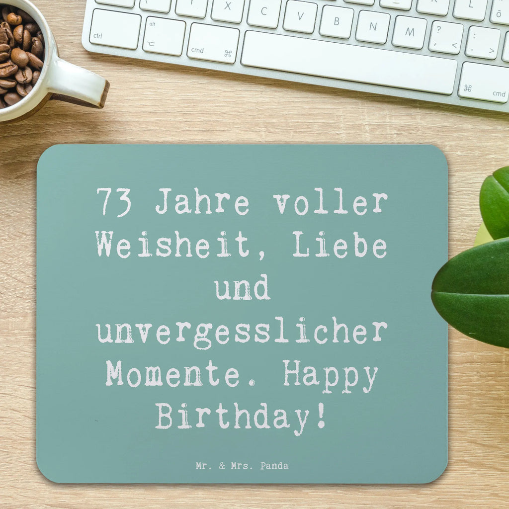 Mauspad Spruch 73. Geburtstag Mousepad, Computer zubehör, Büroausstattung, PC Zubehör, Arbeitszimmer, Mauspad, Einzigartiges Mauspad, Designer Mauspad, Mausunterlage, Mauspad Büro, Geburtstag, Geburtstagsgeschenk, Geschenk