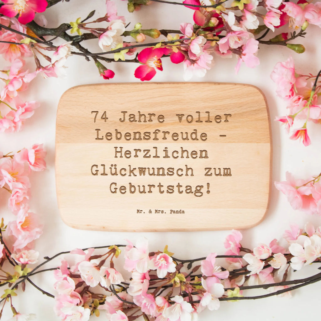 Frühstücksbrett Spruch 74. Geburtstag Lebensfreude Frühstücksbrett, Holzbrett, Schneidebrett, Schneidebrett Holz, Frühstücksbrettchen, Küchenbrett, Geburtstag, Geburtstagsgeschenk, Geschenk