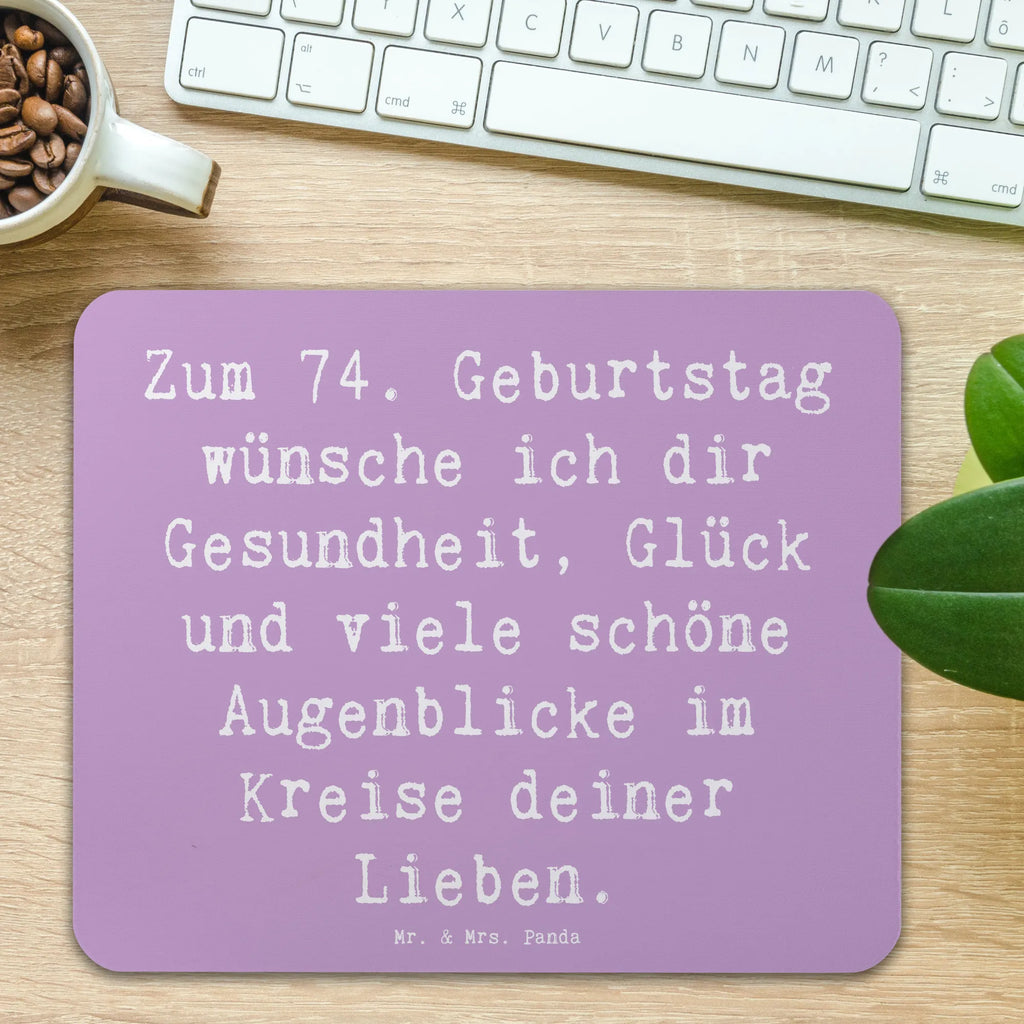 Mauspad Spruch 74. Geburtstag Mousepad, Computer zubehör, Büroausstattung, PC Zubehör, Arbeitszimmer, Mauspad, Einzigartiges Mauspad, Designer Mauspad, Mausunterlage, Mauspad Büro, Geburtstag, Geburtstagsgeschenk, Geschenk