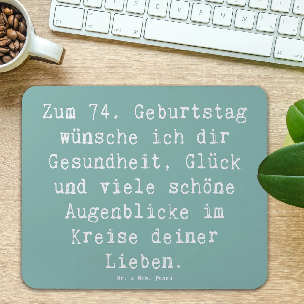 Mauspad Spruch 74. Geburtstag Mousepad, Computer zubehör, Büroausstattung, PC Zubehör, Arbeitszimmer, Mauspad, Einzigartiges Mauspad, Designer Mauspad, Mausunterlage, Mauspad Büro, Geburtstag, Geburtstagsgeschenk, Geschenk