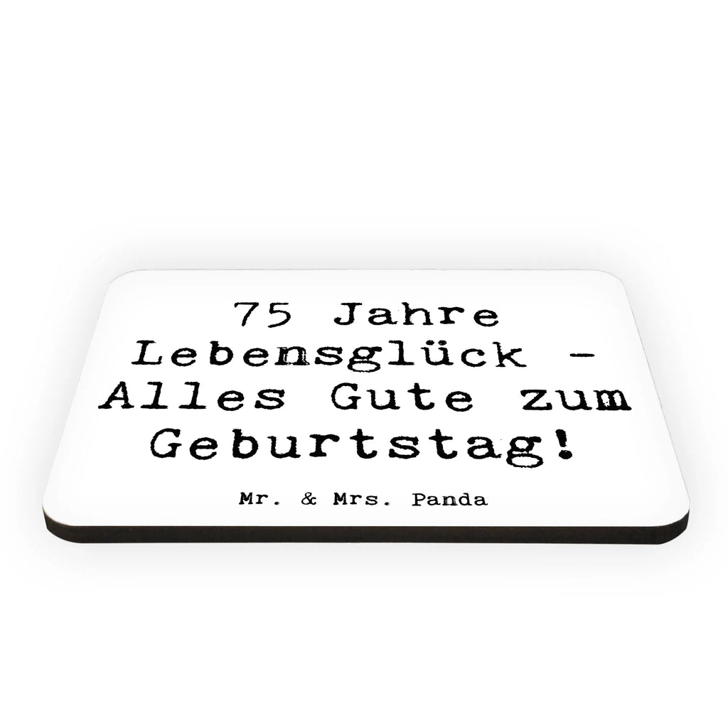 Magnet Spruch 75. Geburtstag Kühlschrankmagnet, Pinnwandmagnet, Souvenir Magnet, Motivmagnete, Dekomagnet, Whiteboard Magnet, Notiz Magnet, Kühlschrank Dekoration, Geburtstag, Geburtstagsgeschenk, Geschenk