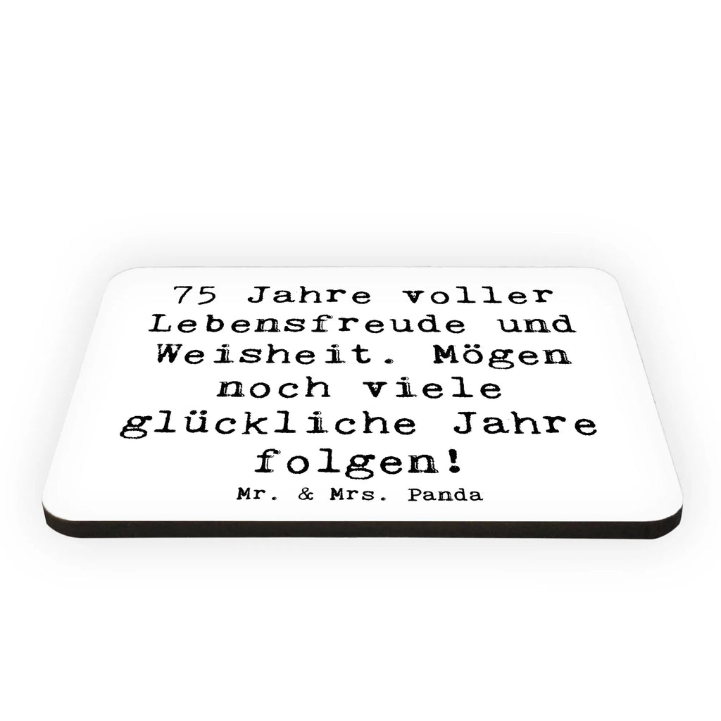 Magnet Spruch 75. Geburtstag Lebensfreude Kühlschrankmagnet, Pinnwandmagnet, Souvenir Magnet, Motivmagnete, Dekomagnet, Whiteboard Magnet, Notiz Magnet, Kühlschrank Dekoration, Geburtstag, Geburtstagsgeschenk, Geschenk