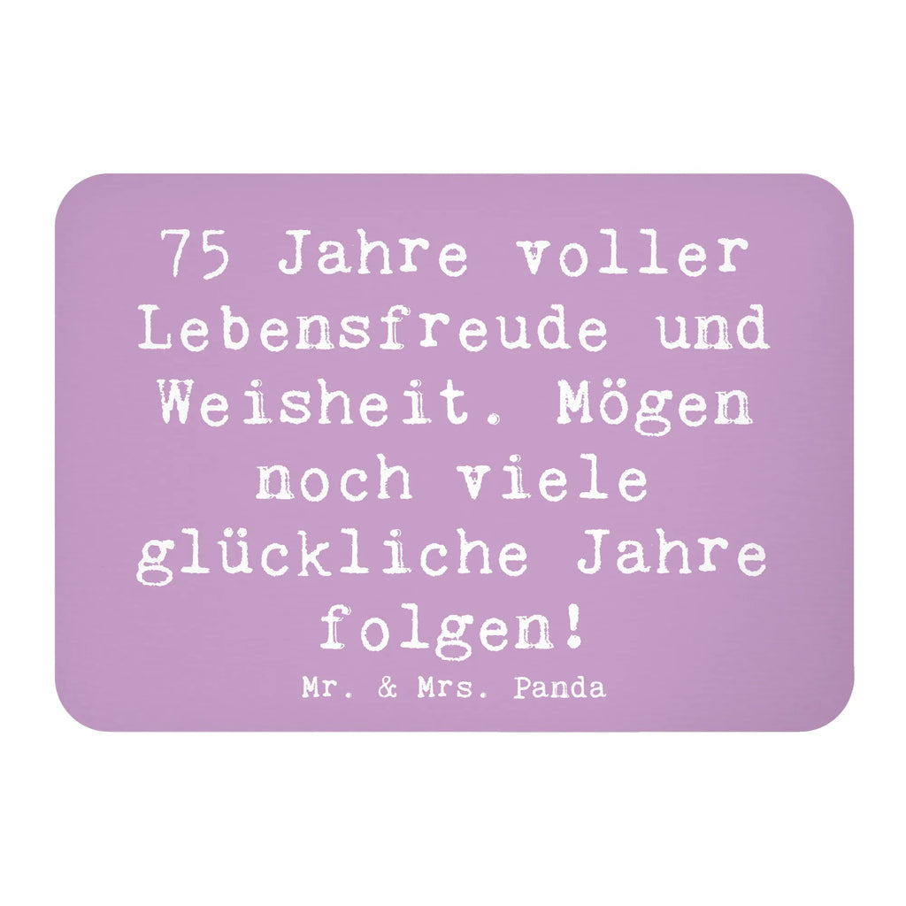 Magnet Spruch 75. Geburtstag Lebensfreude Kühlschrankmagnet, Pinnwandmagnet, Souvenir Magnet, Motivmagnete, Dekomagnet, Whiteboard Magnet, Notiz Magnet, Kühlschrank Dekoration, Geburtstag, Geburtstagsgeschenk, Geschenk