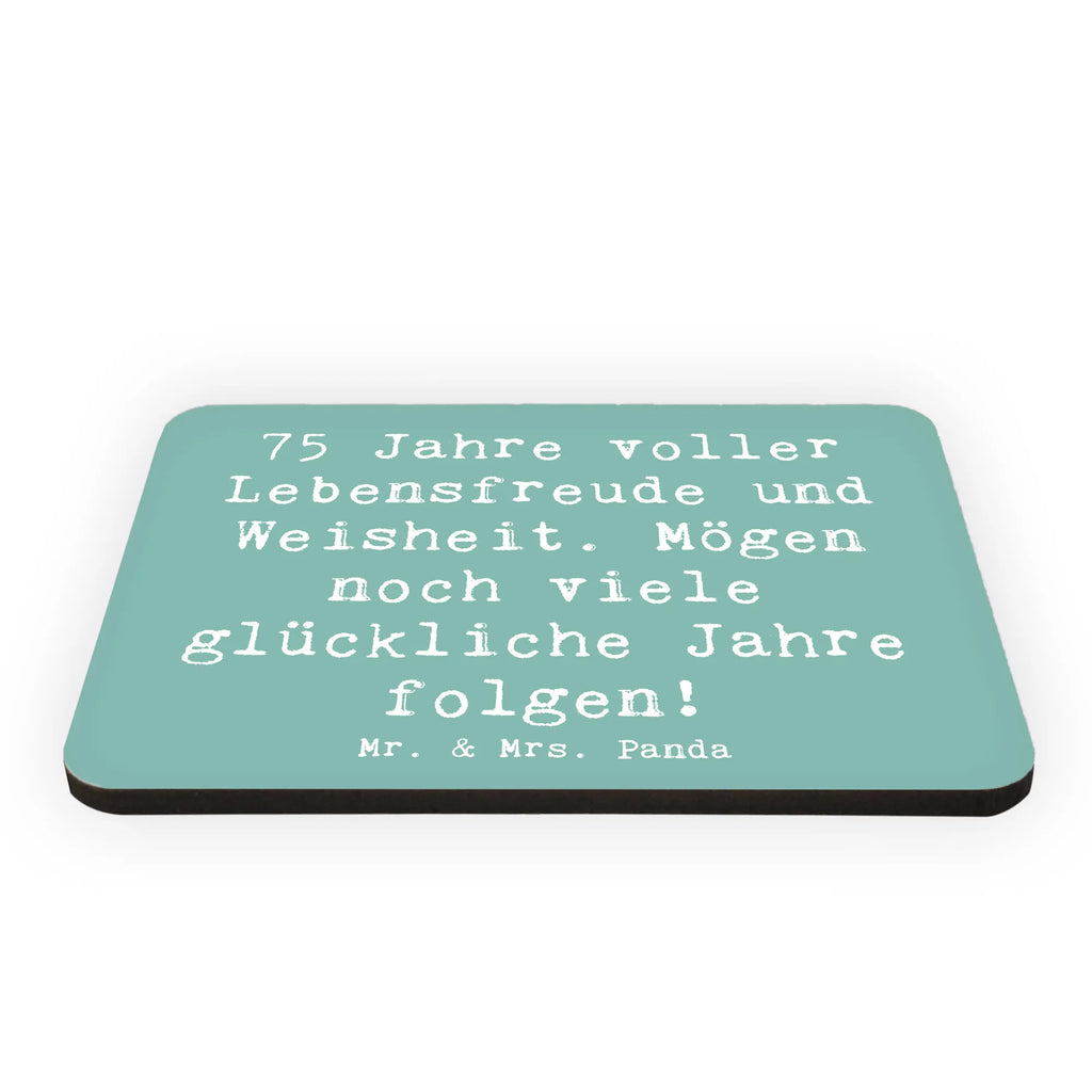 Magnet Spruch 75. Geburtstag Lebensfreude Kühlschrankmagnet, Pinnwandmagnet, Souvenir Magnet, Motivmagnete, Dekomagnet, Whiteboard Magnet, Notiz Magnet, Kühlschrank Dekoration, Geburtstag, Geburtstagsgeschenk, Geschenk