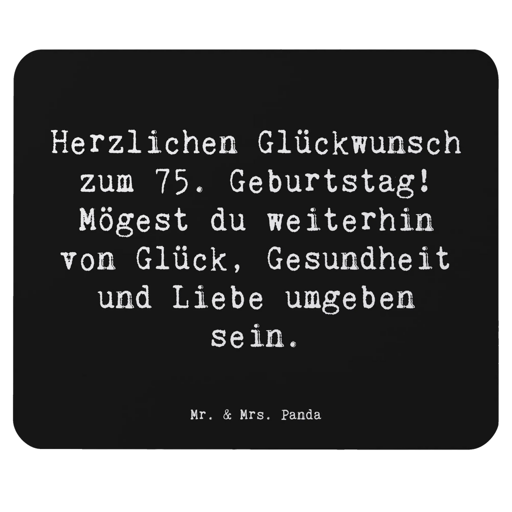 Mauspad Spruch 75. Geburtstag Mousepad, Computer zubehör, Büroausstattung, PC Zubehör, Arbeitszimmer, Mauspad, Einzigartiges Mauspad, Designer Mauspad, Mausunterlage, Mauspad Büro, Geburtstag, Geburtstagsgeschenk, Geschenk