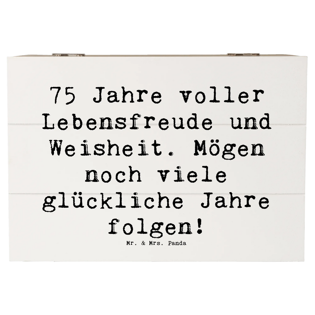 Holzkiste Spruch 75. Geburtstag Lebensfreude Holzkiste, Kiste, Schatzkiste, Truhe, Schatulle, XXL, Erinnerungsbox, Erinnerungskiste, Dekokiste, Aufbewahrungsbox, Geschenkbox, Geschenkdose, Geburtstag, Geburtstagsgeschenk, Geschenk