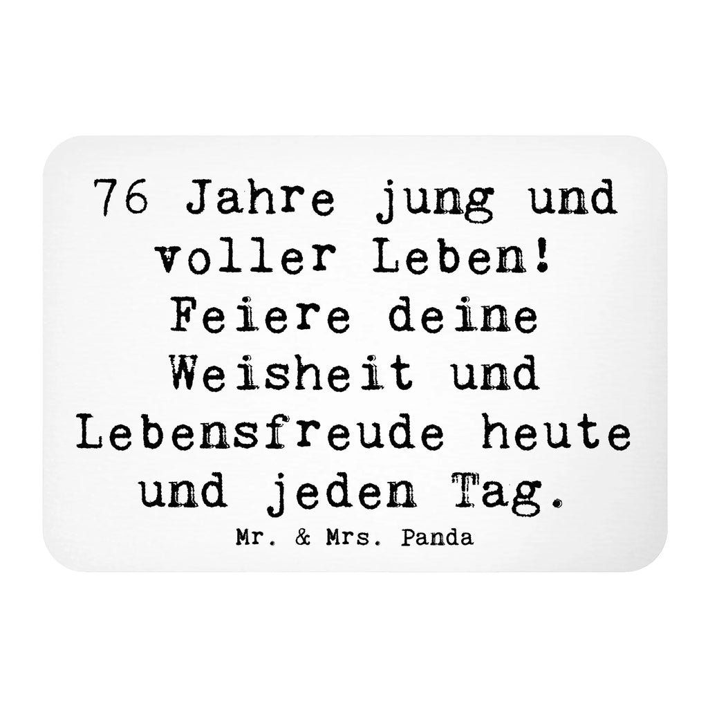 Magnet Spruch 76. Geburtstag Jung und Lebendig Kühlschrankmagnet, Pinnwandmagnet, Souvenir Magnet, Motivmagnete, Dekomagnet, Whiteboard Magnet, Notiz Magnet, Kühlschrank Dekoration, Geburtstag, Geburtstagsgeschenk, Geschenk