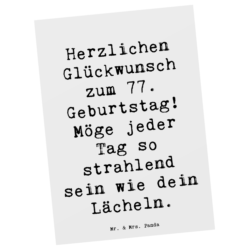 Postkarte Spruch 77. Geburtstag Strahlen Postkarte, Karte, Geschenkkarte, Grußkarte, Einladung, Ansichtskarte, Geburtstagskarte, Einladungskarte, Dankeskarte, Ansichtskarten, Einladung Geburtstag, Einladungskarten Geburtstag, Geburtstag, Geburtstagsgeschenk, Geschenk