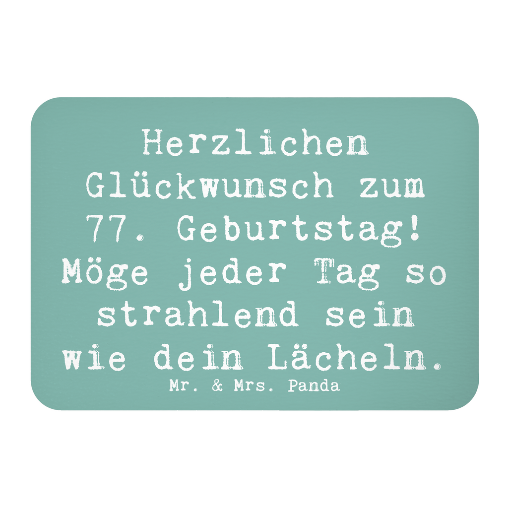 Magnet Spruch 77. Geburtstag Strahlen Kühlschrankmagnet, Pinnwandmagnet, Souvenir Magnet, Motivmagnete, Dekomagnet, Whiteboard Magnet, Notiz Magnet, Kühlschrank Dekoration, Geburtstag, Geburtstagsgeschenk, Geschenk