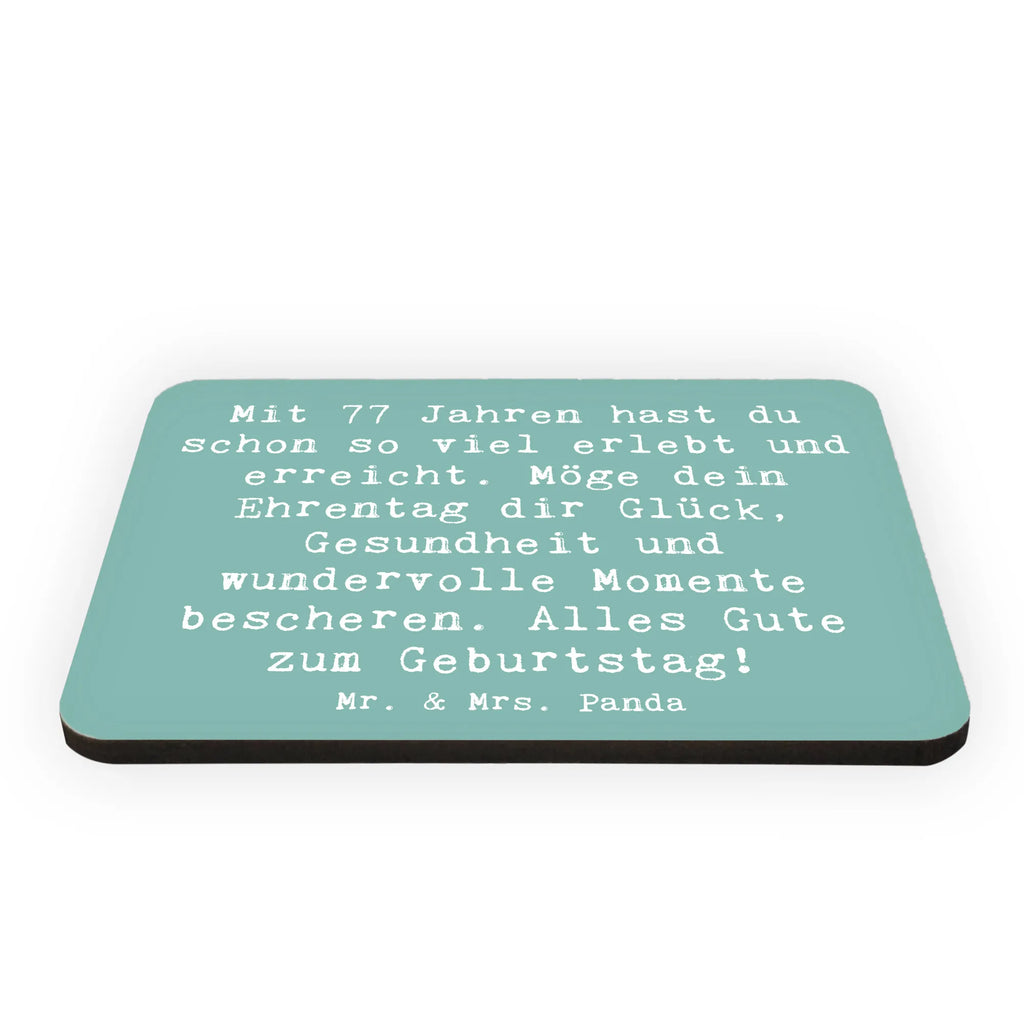 Magnet Spruch 77. Geburtstag Glückwunsch Kühlschrankmagnet, Pinnwandmagnet, Souvenir Magnet, Motivmagnete, Dekomagnet, Whiteboard Magnet, Notiz Magnet, Kühlschrank Dekoration, Geburtstag, Geburtstagsgeschenk, Geschenk