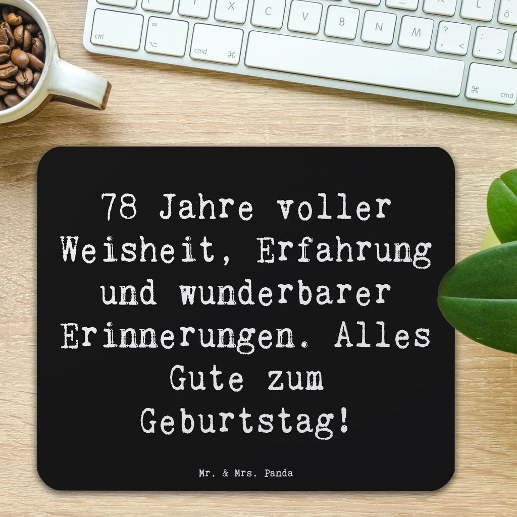 Mauspad Spruch 78. Geburtstag Mousepad, Computer zubehör, Büroausstattung, PC Zubehör, Arbeitszimmer, Mauspad, Einzigartiges Mauspad, Designer Mauspad, Mausunterlage, Mauspad Büro, Geburtstag, Geburtstagsgeschenk, Geschenk