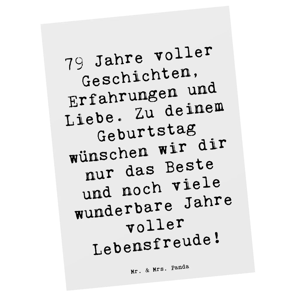 Postkarte Spruch 79. Geburtstag Postkarte, Karte, Geschenkkarte, Grußkarte, Einladung, Ansichtskarte, Geburtstagskarte, Einladungskarte, Dankeskarte, Ansichtskarten, Einladung Geburtstag, Einladungskarten Geburtstag, Geburtstag, Geburtstagsgeschenk, Geschenk