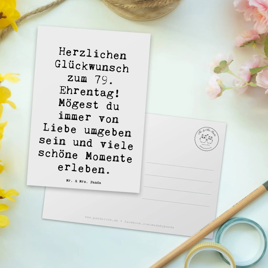 Postkarte Spruch 79. Geburtstag Glückwünsche Postkarte, Karte, Geschenkkarte, Grußkarte, Einladung, Ansichtskarte, Geburtstagskarte, Einladungskarte, Dankeskarte, Ansichtskarten, Einladung Geburtstag, Einladungskarten Geburtstag, Geburtstag, Geburtstagsgeschenk, Geschenk