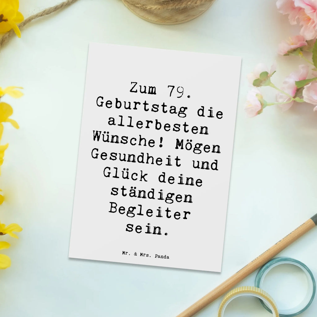 Postkarte Spruch 79. Geburtstag Glückwünsche Postkarte, Karte, Geschenkkarte, Grußkarte, Einladung, Ansichtskarte, Geburtstagskarte, Einladungskarte, Dankeskarte, Ansichtskarten, Einladung Geburtstag, Einladungskarten Geburtstag, Geburtstag, Geburtstagsgeschenk, Geschenk