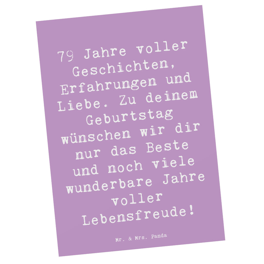 Postkarte Spruch 79. Geburtstag Postkarte, Karte, Geschenkkarte, Grußkarte, Einladung, Ansichtskarte, Geburtstagskarte, Einladungskarte, Dankeskarte, Ansichtskarten, Einladung Geburtstag, Einladungskarten Geburtstag, Geburtstag, Geburtstagsgeschenk, Geschenk