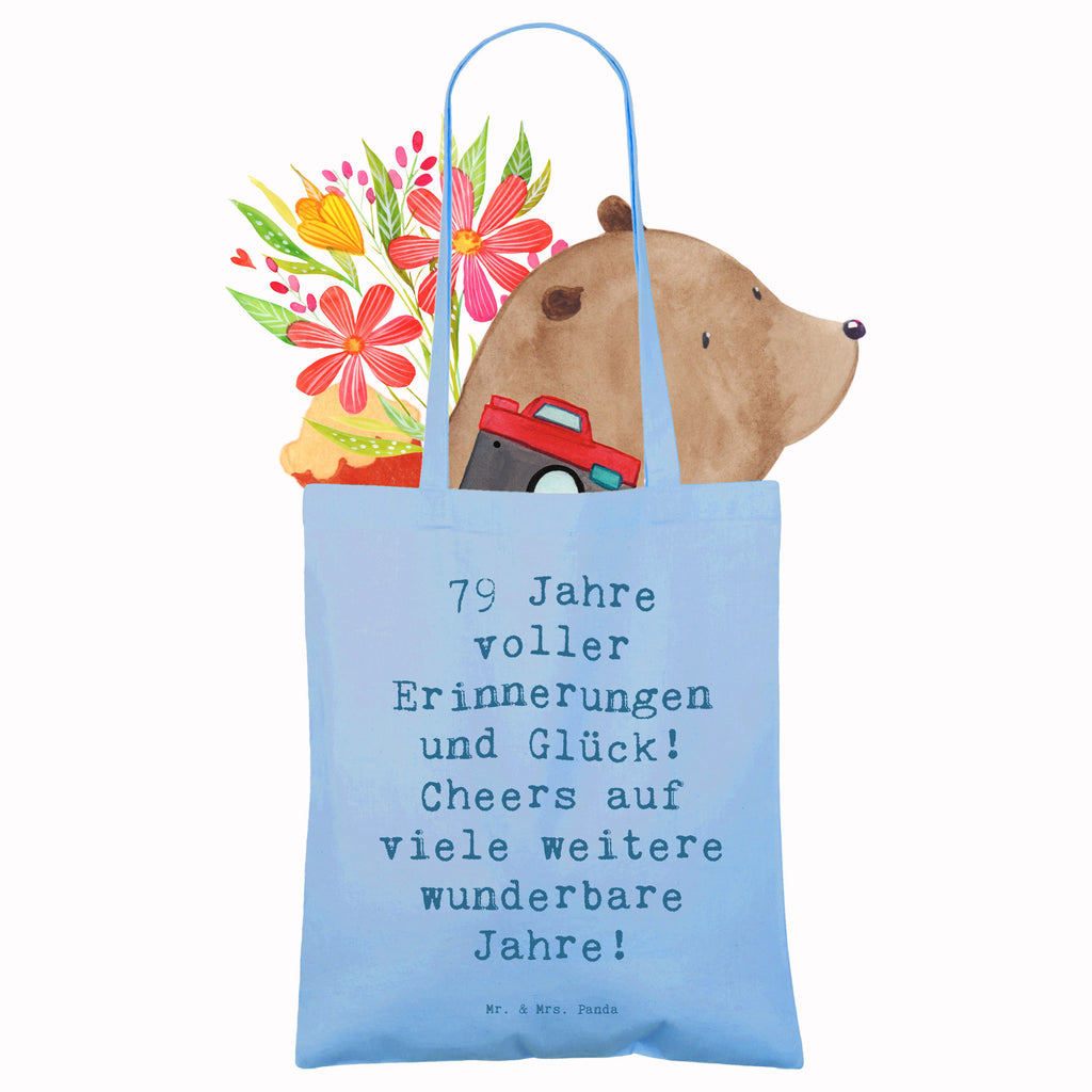 Tragetasche Spruch 79. Geburtstag Erinnerungen Beuteltasche, Beutel, Einkaufstasche, Jutebeutel, Stoffbeutel, Tasche, Shopper, Umhängetasche, Strandtasche, Schultertasche, Stofftasche, Tragetasche, Badetasche, Jutetasche, Einkaufstüte, Laptoptasche, Geburtstag, Geburtstagsgeschenk, Geschenk