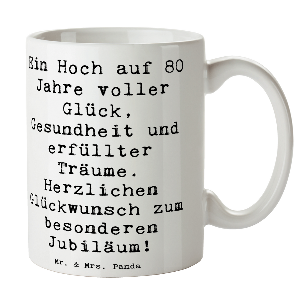 Tasse Spruch 80. Geburtstag Freude Tasse, Kaffeetasse, Teetasse, Becher, Kaffeebecher, Teebecher, Keramiktasse, Porzellantasse, Büro Tasse, Geschenk Tasse, Tasse Sprüche, Tasse Motive, Kaffeetassen, Tasse bedrucken, Designer Tasse, Cappuccino Tassen, Schöne Teetassen, Geburtstag, Geburtstagsgeschenk, Geschenk