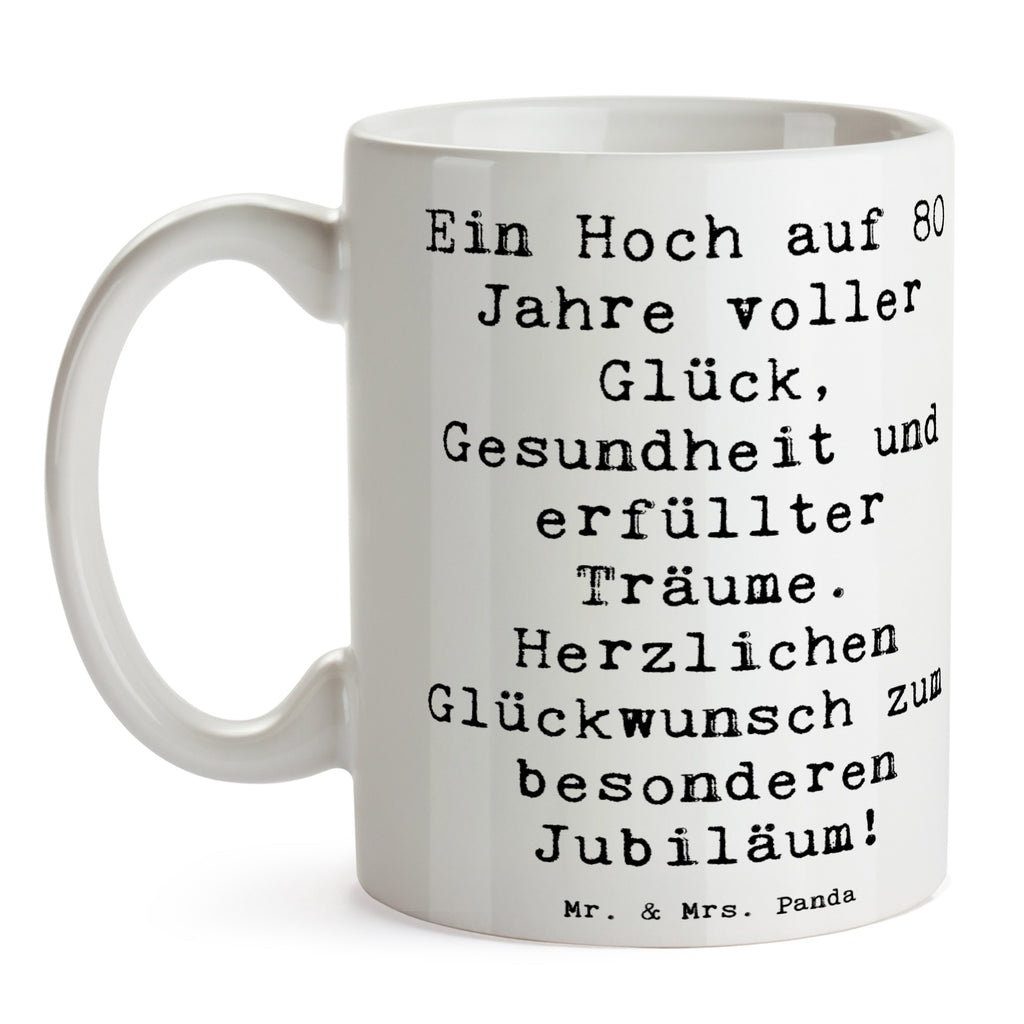 Tasse Spruch 80. Geburtstag Freude Tasse, Kaffeetasse, Teetasse, Becher, Kaffeebecher, Teebecher, Keramiktasse, Porzellantasse, Büro Tasse, Geschenk Tasse, Tasse Sprüche, Tasse Motive, Kaffeetassen, Tasse bedrucken, Designer Tasse, Cappuccino Tassen, Schöne Teetassen, Geburtstag, Geburtstagsgeschenk, Geschenk