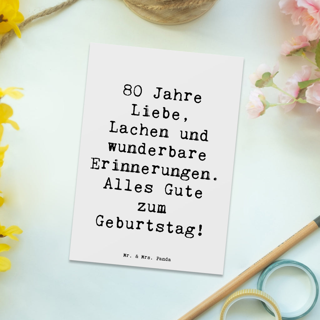 Postkarte Spruch 80. Geburtstag Postkarte, Karte, Geschenkkarte, Grußkarte, Einladung, Ansichtskarte, Geburtstagskarte, Einladungskarte, Dankeskarte, Ansichtskarten, Einladung Geburtstag, Einladungskarten Geburtstag, Geburtstag, Geburtstagsgeschenk, Geschenk