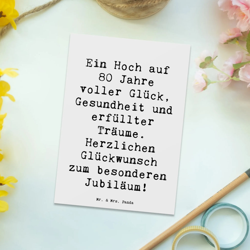 Postkarte Spruch 80. Geburtstag Freude Postkarte, Karte, Geschenkkarte, Grußkarte, Einladung, Ansichtskarte, Geburtstagskarte, Einladungskarte, Dankeskarte, Ansichtskarten, Einladung Geburtstag, Einladungskarten Geburtstag, Geburtstag, Geburtstagsgeschenk, Geschenk