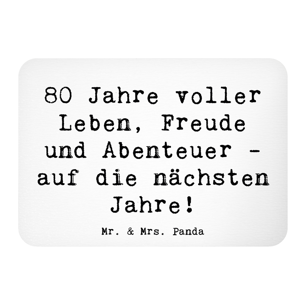 Magnet Spruch 80. Geburtstag Abenteuer Kühlschrankmagnet, Pinnwandmagnet, Souvenir Magnet, Motivmagnete, Dekomagnet, Whiteboard Magnet, Notiz Magnet, Kühlschrank Dekoration, Geburtstag, Geburtstagsgeschenk, Geschenk