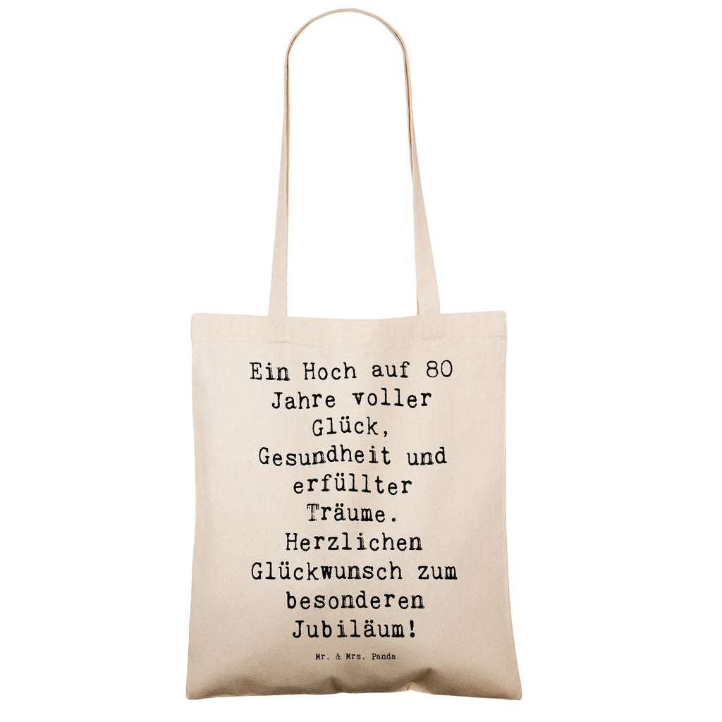 Tragetasche Spruch 80. Geburtstag Freude Beuteltasche, Beutel, Einkaufstasche, Jutebeutel, Stoffbeutel, Tasche, Shopper, Umhängetasche, Strandtasche, Schultertasche, Stofftasche, Tragetasche, Badetasche, Jutetasche, Einkaufstüte, Laptoptasche, Geburtstag, Geburtstagsgeschenk, Geschenk