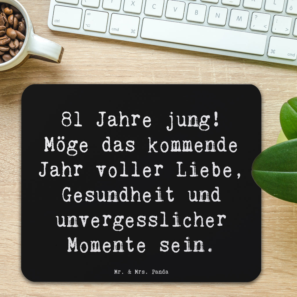 Mauspad Spruch 81. Geburtstag Mousepad, Computer zubehör, Büroausstattung, PC Zubehör, Arbeitszimmer, Mauspad, Einzigartiges Mauspad, Designer Mauspad, Mausunterlage, Mauspad Büro, Geburtstag, Geburtstagsgeschenk, Geschenk