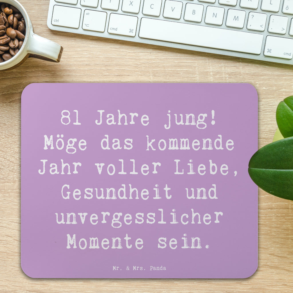 Mauspad Spruch 81. Geburtstag Mousepad, Computer zubehör, Büroausstattung, PC Zubehör, Arbeitszimmer, Mauspad, Einzigartiges Mauspad, Designer Mauspad, Mausunterlage, Mauspad Büro, Geburtstag, Geburtstagsgeschenk, Geschenk