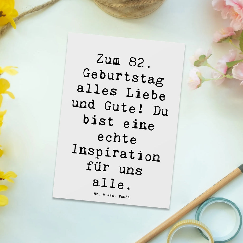 Postkarte Spruch 82. Geburtstag Postkarte, Karte, Geschenkkarte, Grußkarte, Einladung, Ansichtskarte, Geburtstagskarte, Einladungskarte, Dankeskarte, Ansichtskarten, Einladung Geburtstag, Einladungskarten Geburtstag, Geburtstag, Geburtstagsgeschenk, Geschenk