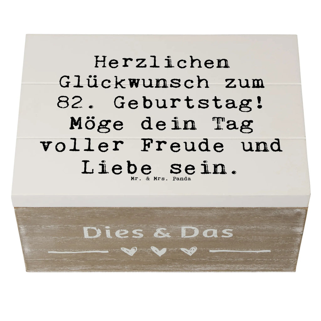 Holzkiste Spruch 82. Geburtstag Holzkiste, Kiste, Schatzkiste, Truhe, Schatulle, XXL, Erinnerungsbox, Erinnerungskiste, Dekokiste, Aufbewahrungsbox, Geschenkbox, Geschenkdose, Geburtstag, Geburtstagsgeschenk, Geschenk