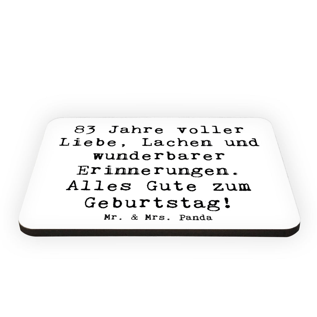 Magnet Spruch 83. Geburtstag Kühlschrankmagnet, Pinnwandmagnet, Souvenir Magnet, Motivmagnete, Dekomagnet, Whiteboard Magnet, Notiz Magnet, Kühlschrank Dekoration, Geburtstag, Geburtstagsgeschenk, Geschenk