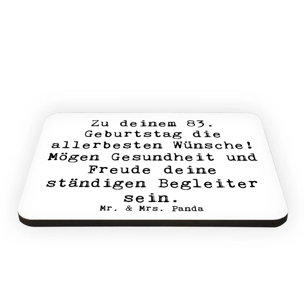 Magnet Spruch 83. Geburtstag Glückwünsche Kühlschrankmagnet, Pinnwandmagnet, Souvenir Magnet, Motivmagnete, Dekomagnet, Whiteboard Magnet, Notiz Magnet, Kühlschrank Dekoration, Geburtstag, Geburtstagsgeschenk, Geschenk