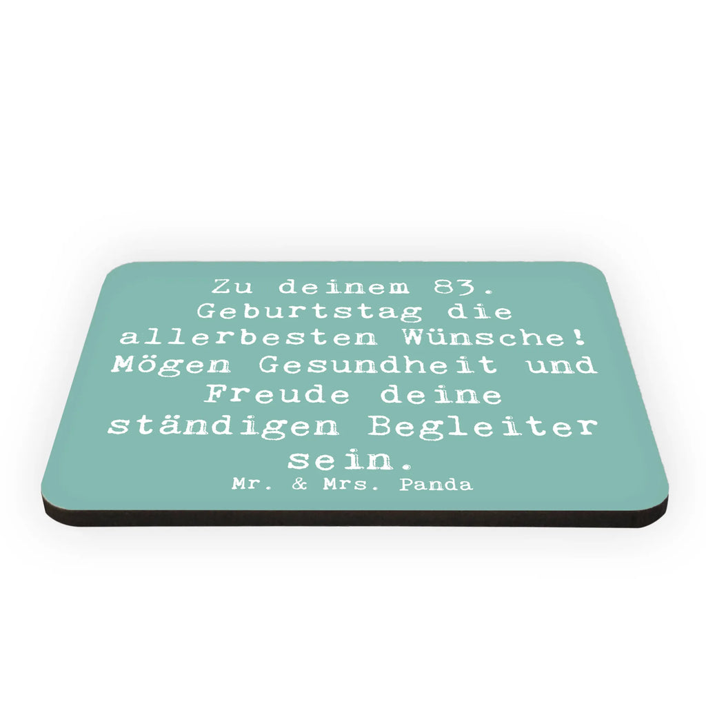 Magnet Spruch 83. Geburtstag Glückwünsche Kühlschrankmagnet, Pinnwandmagnet, Souvenir Magnet, Motivmagnete, Dekomagnet, Whiteboard Magnet, Notiz Magnet, Kühlschrank Dekoration, Geburtstag, Geburtstagsgeschenk, Geschenk